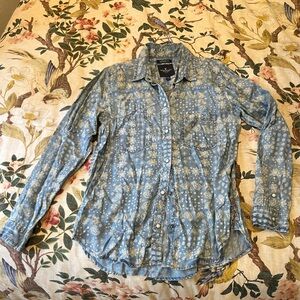 American Eagle button down western top.